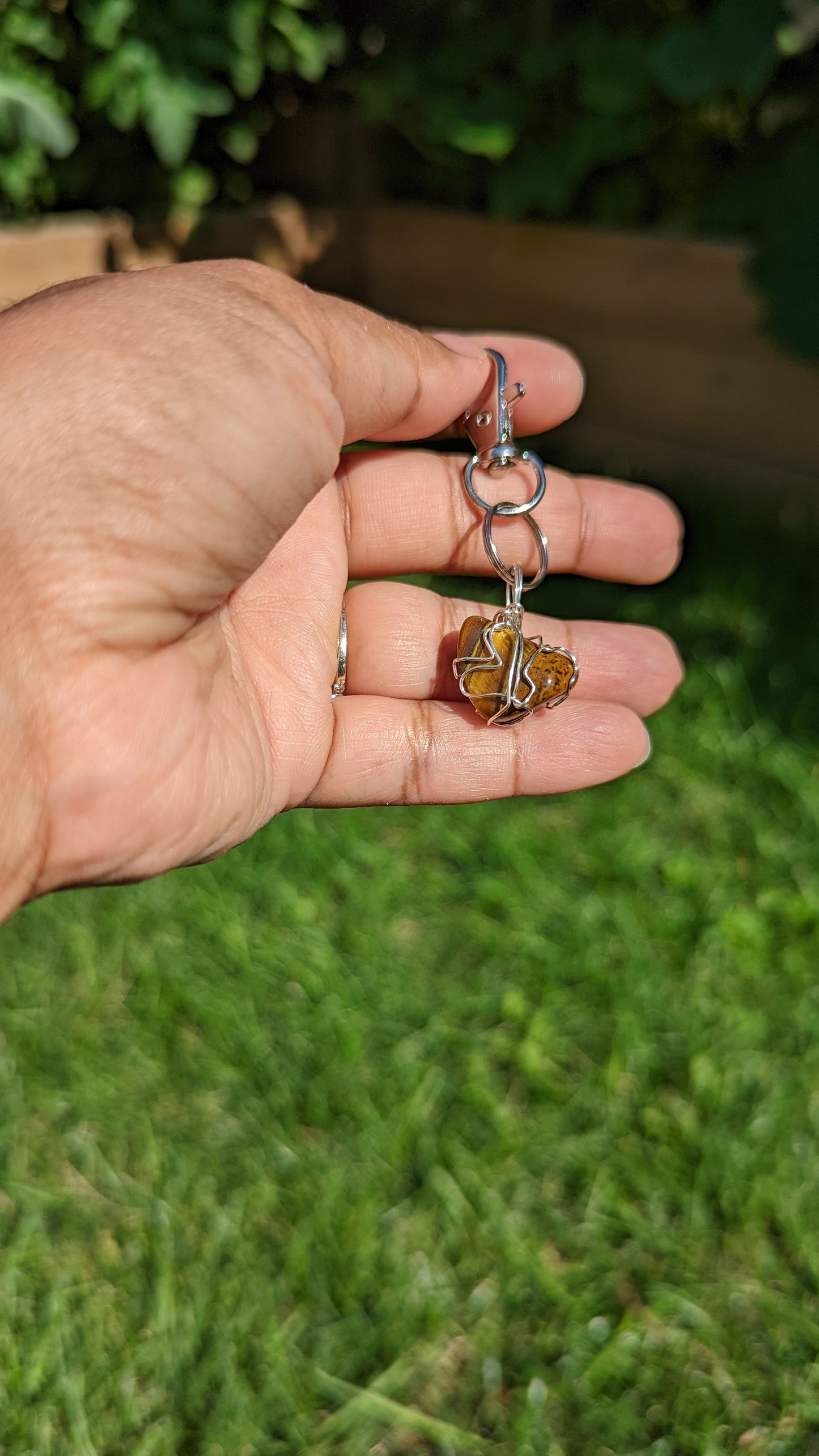 Tigers Eye Pendant | Wire Wrapped Necklaces | Crystal Necklace | Healing Jewelry |