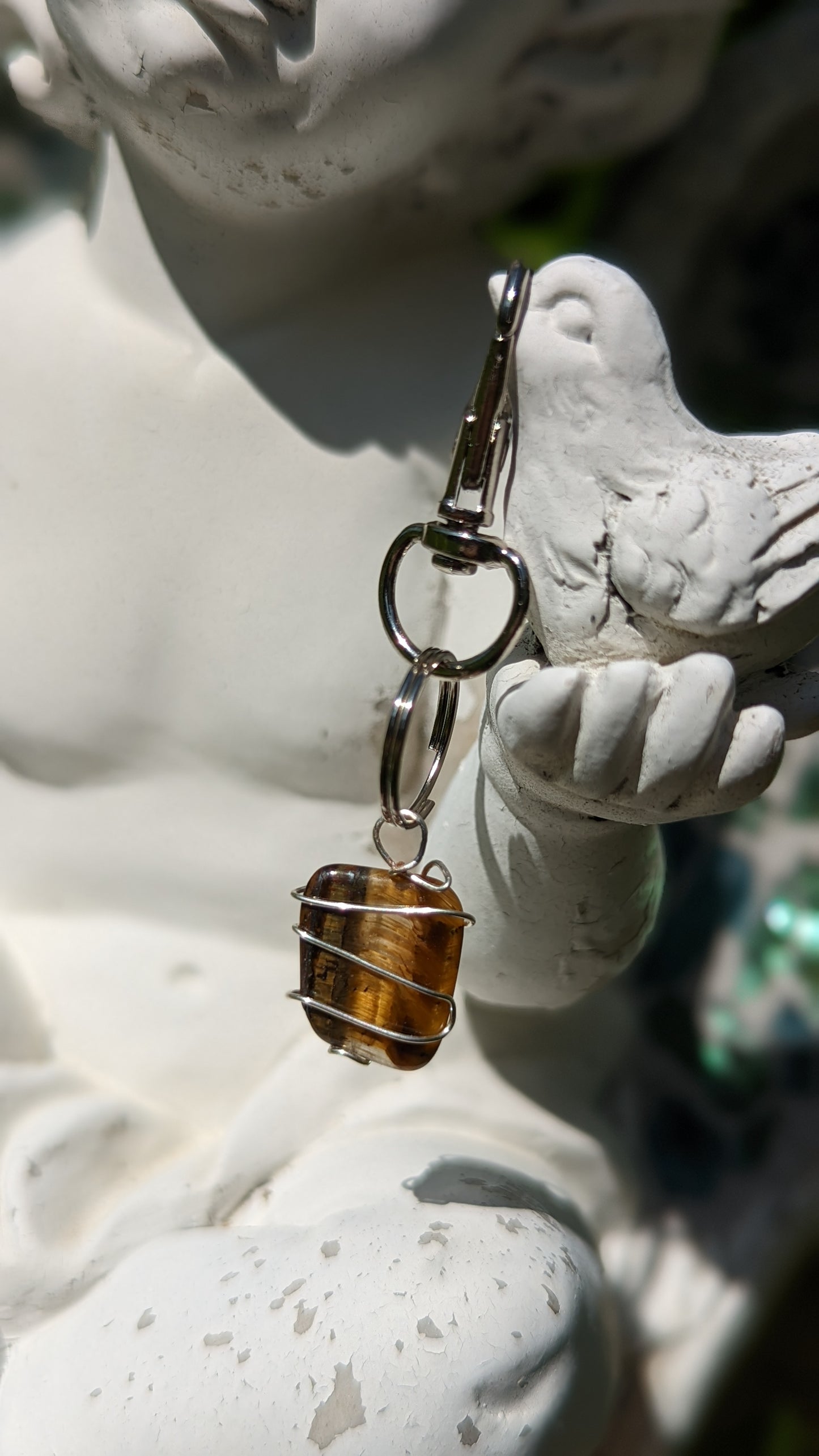 Tigers Eye Pendant | Wire Wrapped Necklaces | Crystal Necklace | Healing Jewelry |