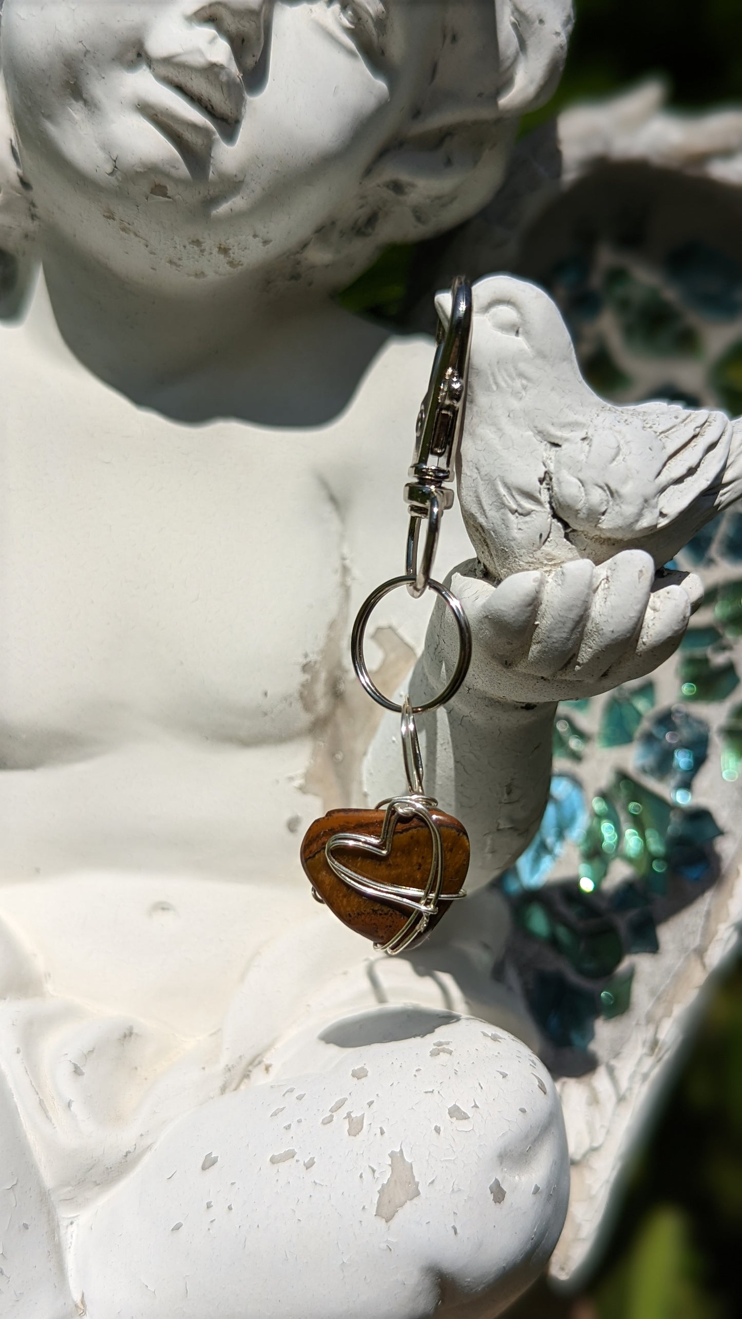 Tigers Eye Pendant | Wire Wrapped Necklaces | Crystal Necklace | Healing Jewelry |